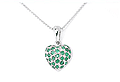 Flower Gift: Emerald Pendant P20