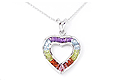 Jewelry Gift: Rainbow Pendant P38