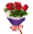 Valentine: 6 Roses Bouquet